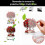 Romantics Heart Rose Flower Tree 2D Acrylic Ornament Base Home Decors Wedding Gift Multicolor 5