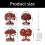 Romantics Heart Rose Flower Tree 2D Acrylic Ornament Base Home Decors Wedding Gift Multicolor 3