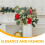 Fabric Artificial Candle Ring Red Candle Ring for Decor Simulation Rose 5