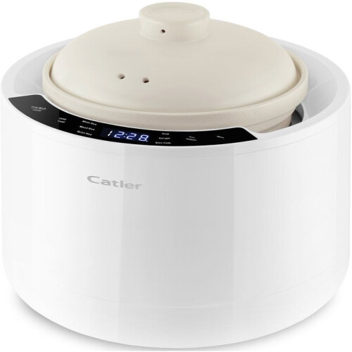 Multifunction Electric Rice Cooker CATLER CR 600 - Ceramic Bowl - 6 Automatic Programs - Soup - White 1