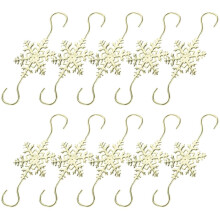 Christmas Stocking Holders Fireplace Hooks for Hanging 40Pcs Silver Stainless Steel 7.2X3CM