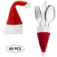 Felt Cutlery Bags As Table Decorations For Christmas | Christmas Decoration