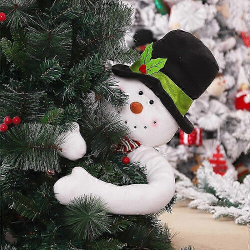 Schneemann-Weihnachtsbaumspitze für saisonale Dekoration