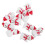 Mini Snowman Resin Craft for Xmas Decor 10Pcs Red Hat Decorations 4
