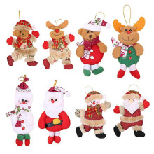Christmas Hanging Doll Ornament for Christmas Decoration with 8Pcs Set