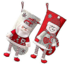 2pcs Christmas Stockings Christmas Socks Gift Bag 26s