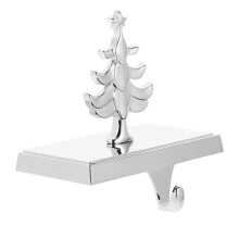 Christmas Stocking Holder Iron Hook for 5Pcs Heavy Duty Stocking Hangers Silver 10.00X8.00X5.00CM