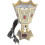 Electric burner for incense cones - retro metal ornament EU plug 1