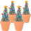 Christmas Artificial Tree Decors for Desktop Use 12Pcs Mini Christmas Tree Ornaments 1