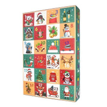 Countdown-Kalender, 5-teilig, festliche leere Box, 24-Tage-Countdown-Set für Aktivitäten, Treffen und Feste