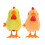 Wind Up Toys Easter Decor Plush Chicks Jumping Toys 2Pcs Set 3