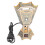 Electric burner for incense cones - retro metal ornament EU plug 2