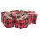 Red Black Plaid Fabric Hanging Christmas Tree Small Gift Boxes for Decoration 12Pcs 1