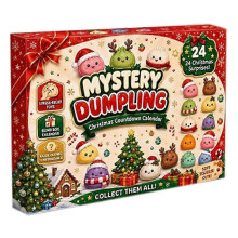 Weihnachts-Adventskalender 2026 mit Squishies, 24 Tagen voller Überraschungen, Spielzeugbox, Weihnachtsgeschenk für Kinder