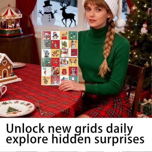 Count Down Calendars 5 Pieces Festive Empty Box 24 Days Countdown Set for Activities Gathering Fest 1