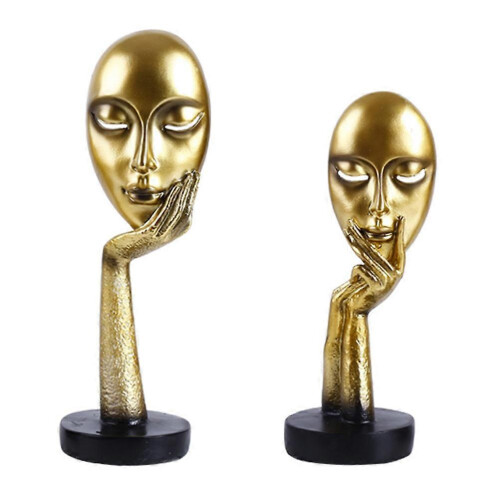 Mask Ornaments Mask Man Tabletop Adornment Decorative for Office