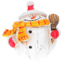 Snowman Ornament Standing Figure For Office And Study Christmas Decoration 1Pc