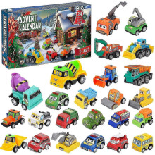 Adventskalender 2026 für Kinder und Jungen – 24 Tage mit Rückziehautos – Lustiges Geschenkset für Kleinkinder