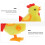 Wind Up Toys Easter Decor Plush Chicks Jumping Toys 2Pcs Set 4