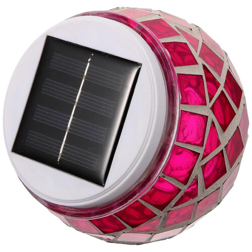 Solarbetriebene Gartenleuchte, dekorative Solar-Glasflaschenlampe
