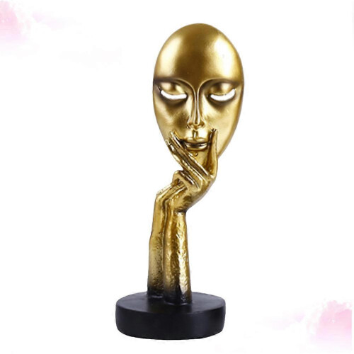 Mask Ornaments Mask Man Tabletop Adornment Decorative for Office 1