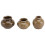 Mini casette decorative in ceramica, set da 3 pezzi per caffè. 1