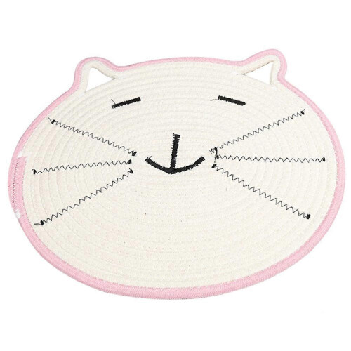 Cat Grinding Mat Cotton Knitted Scratcher for Pet Cats