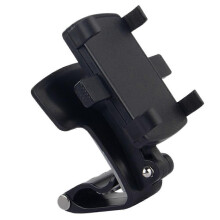 Supporto per telefono da cruscotto per auto, compatibile con navigatore, 1 pezzo, in silicone nero, ABS e metallo.