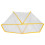 Foldable Garden Plant Protector for Vegetable Growth White Plastic 1