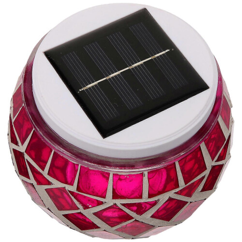 Solarbetriebene Gartenleuchte, dekorative Solar-Glasflaschenlampe 1