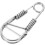 Stainless Steel Keychain Hook for Keychain Durable Metal Clip Silver 1