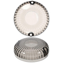 Dark Grey Turn Signal Lens Covers for Motorcycle 2Pcs ABS Material