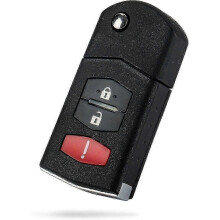 Remote Car Key Fob Replacement Compatible with Mazda CX-7 CX-9 2007-2012, Durable Black ABS,z