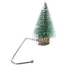 5Pcs Christmas Themed Hook Stocking Hanger Holiday Suitable Home Hotel Club Bar Green 19X6.8X5.5CM