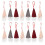 Tree Gnomes Ornaments Christmas Elements Round Head Non-Woven Fabric Plush Ornaments 24Pcs 1