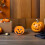 Secchielli per dolcetti a forma di zucca, in plastica, per Halloween, ideali per feste (10 pezzi). 5