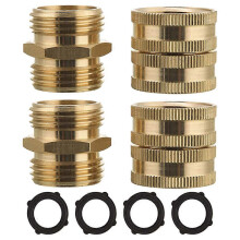 Water Hose Quick Connect Garden Hose Adapter for Easy Use 2Pairs