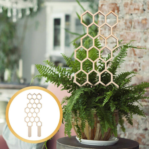 Plants Trellis for Garden Use 3Pcs Wooden Climbing Support Stakes 1
