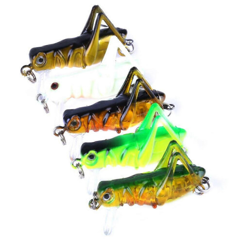 Fishing Lures Simulation Grasshopper Baits for Fishing Use 5Pcs Set