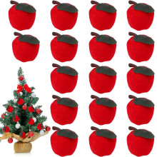 Red Apple Hanging Pendant for Decoration 24Pcs Christmas Decorations