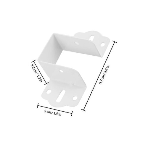 Bed Rail Brackets Iron 16Pcs Replacement Bed Rail Fasteners for Home 1
