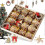 Straw Tree 56 Pieces Christmas Tree Decoration Straw Pendant Set - Christmas Tree Decoration 1