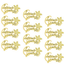 Christmas Tree Merry Christmas Letters Tags Plastic Decoration 30Pcs
