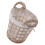 Portable Laundry Basket Woven Dirty Clothes Storage Basket 1Pcs 4