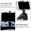 Car Phone Mount Dashboard Holder for Navigation 1Pcs Black Silicone ABS Metal 5