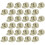 White Skeleton Head Mini Skulls for Halloween Decor with 50Pcs Set 1