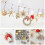 Straw Tree 56 Pieces Christmas Tree Decoration Straw Pendant Set - Christmas Tree Decoration 2