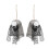 Halloween Skull Hanging Decoration for 3Pcs Creepy Skeleton Props 1