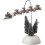 Weihnachtsdorf – Animierte, flammende Schlitten-Accessoire-Figur 2