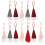 Tree Gnomes Ornaments Christmas Elements Round Head Non-Woven Fabric Plush Ornaments 24Pcs 4